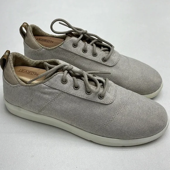 Toms | Shoes | Toms Taupe Lace Up Casual Sneakers Mens Size  display picture 1